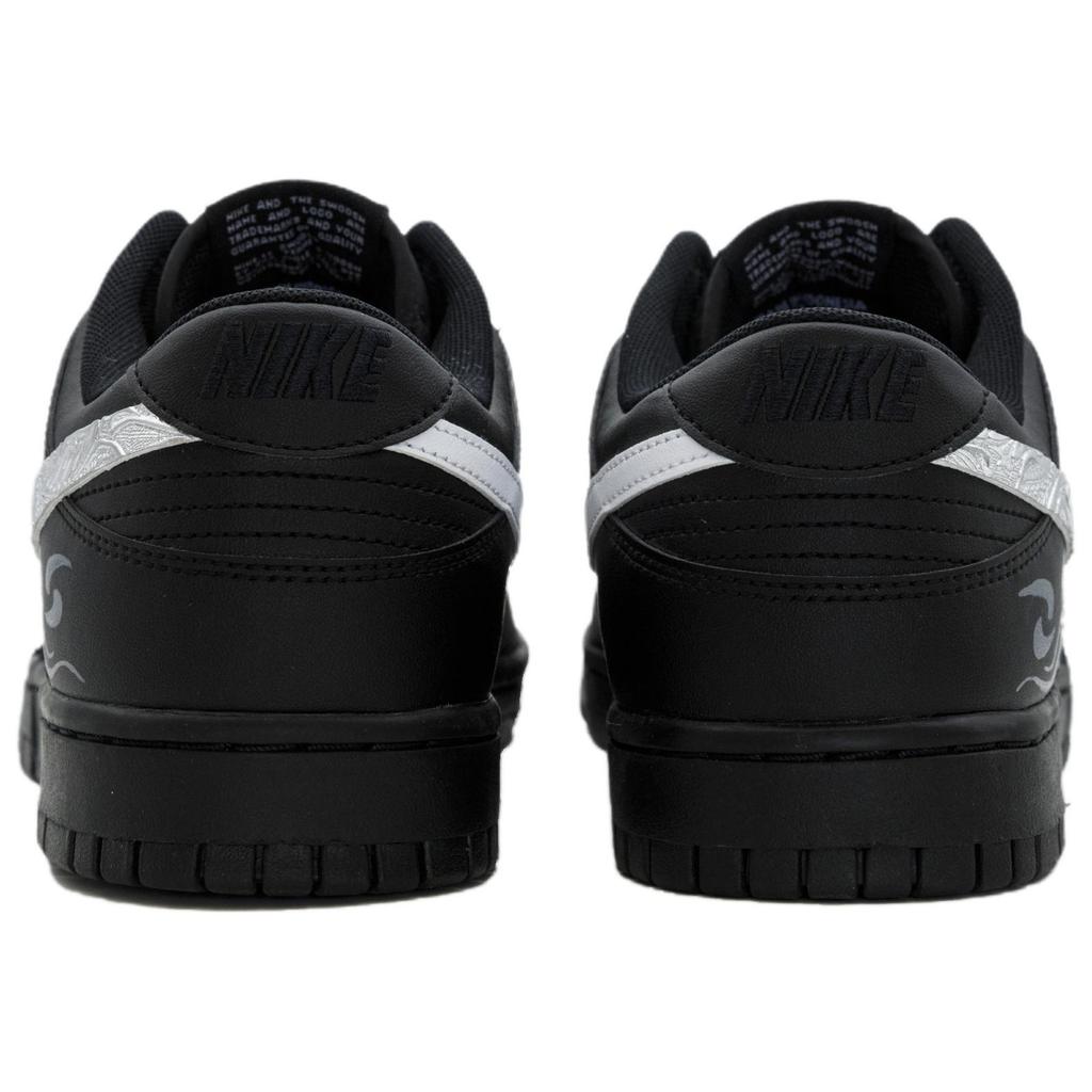 Nike Dunk Auspicious Clouds Leather Abrasion Resistant Low top Skateboard Shoes Men's Black IO7606-010 (Team919-)