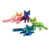 3D Printed Cute Cats Ornaments Tail Joint Movable Cat Model Home Office Desktop Decorations Car Center Control Decoration Gifts