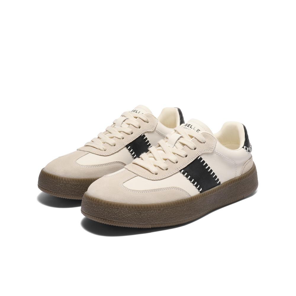 Belle Trendy Casual White Shoes Men's Retro Sports Training Shoes