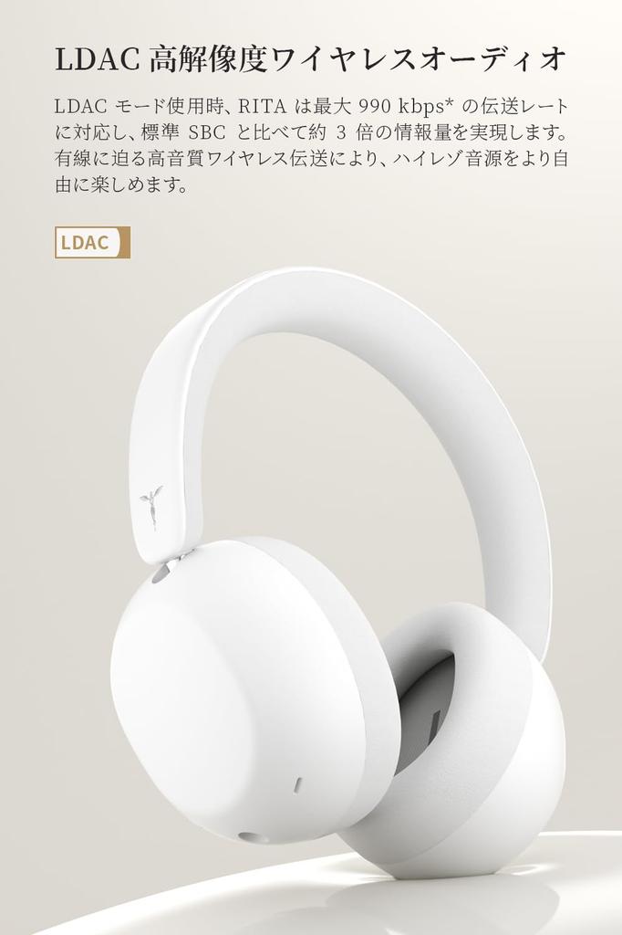 TANCHJIM RITA Bluetooth Активное шумоподавление Совместимость с играми Двухточечное подключение Независимая акустика LDAC Аудио высокого разрешения До 92 часов