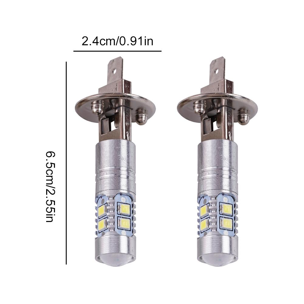 2 шт. для светодиодных ламп головного света H1 - 8000K Ice Blue, 100 Вт Super Bright, улучшите противотуманные фары вашего автомобиля