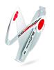UNICO Raceone X5 Bottle Vibration-Resistant Gel-Padded Cage, Color White/Red
