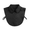 Business Formal White Laple False Collar for Women Vintage Detachable Lapel Blouse Tops Fake Collars Women Kraagje Nep