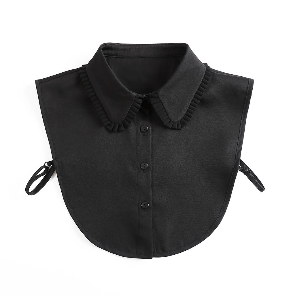 Business Formal White Laple False Collar for Women Vintage Detachable Lapel Blouse Tops Fake Collars Women Kraagje Nep