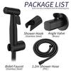 Bathroom Modern Wall-mounted Shower Bidet Sprayer Brushed Gold Hotel Toilet Use Easy Installation Water Bidet Shattaf