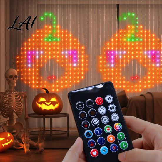 Led Curtain Lights USB Smart Light App Remote Controlled RGB LED String Lamp Decor Fairy Window Wall Hanging Light for Indoor Outdoor Christmas