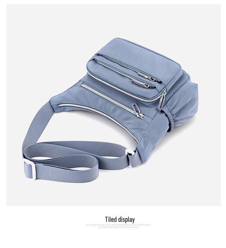 2023 Женская нейлоновая сумка через плечо большой вместимости - многокарманная, повседневная сумка-мессенджер для активного отдыха