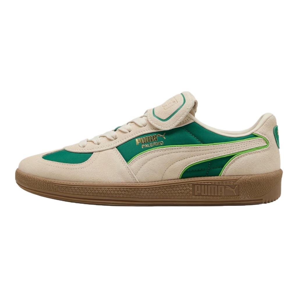 Puma Палермо Премиум Ткань Удобные Универсальные Прочные Низкие Кроссовки Кроссовки Унисекс Зеленый 404836-01
