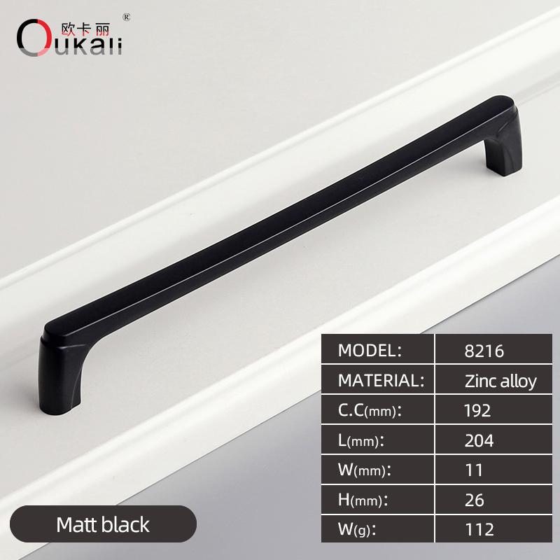 Oukali 96mm Zinc Alloy Push Pull Handles New Release Cabinet Drawer Kitchen Hardware Wardrobe Bedroom Bathroom Living Room
