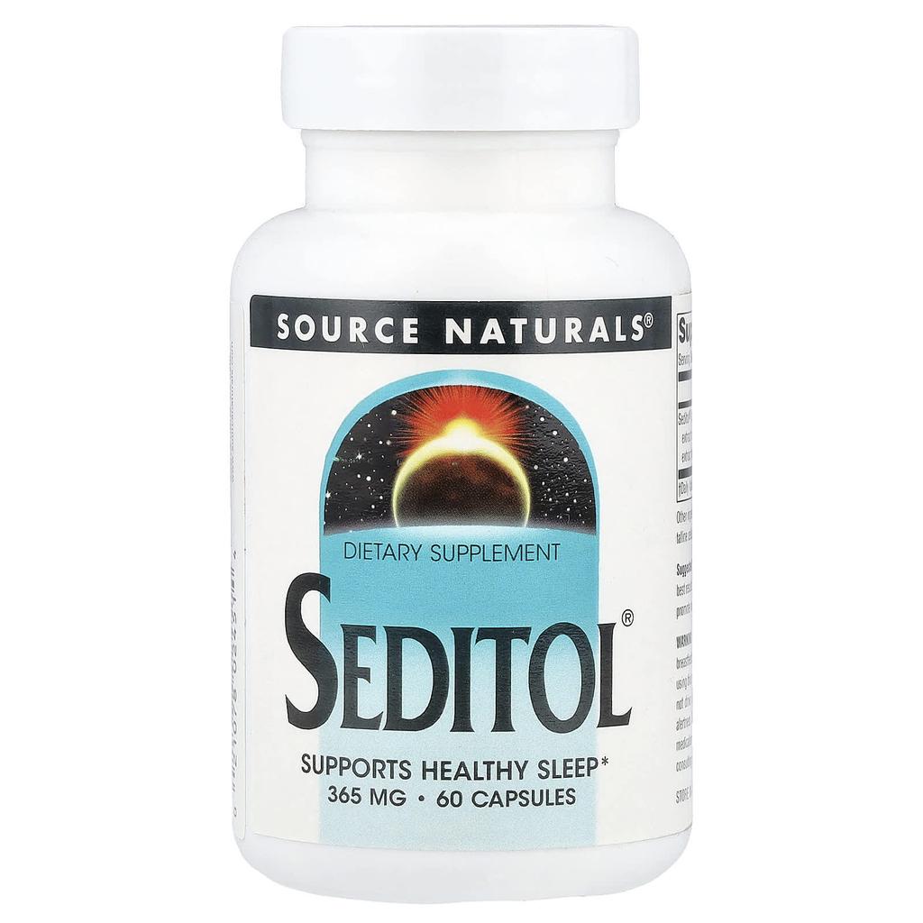 Source Naturals, Seditol, 365 mg, 60 capsules