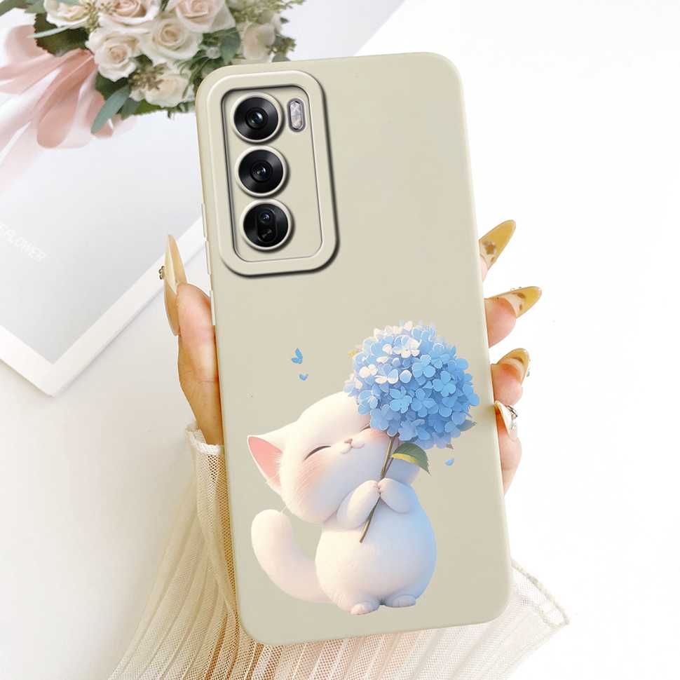 Чехол для Oppo Reno12 Pro 5G CPH2629 Новый модный painted чехол Мягкий чехол для телефона Для Oppo Reno 12 Reno12 Pro Задняя крышка Coque