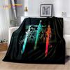 Sword Art Online SAO Anime Cartoon Soft Plush Blanket,Flannel Blanket Throw Blanket for Living Room Bedroom Bed Sofa Picnic Kids