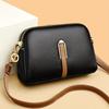 Women's Bag Retro Lychee Embossed Crossbody Bag Fashion Simple Retro PU Leather Shoulder Bag Shell Bag