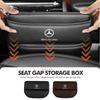 AABGX1 For Benz Car Seat Gap Storage Box Leather Storage Pocket Keys Card Phone Holder Accessories Exclusive AMG W124 W203 W204