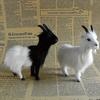 Creative Goat Plush Toys Simulation Goat  Figurine Home Decoration Goat Plush Doll  Farm