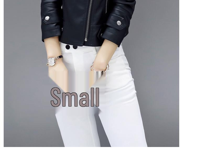 Женская приталенная мотокуртка из искусственной кожи 2025 - Весенне-осеннее трендовое короткое пальто больших размеров, в европейском и американском стиле