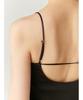 FRAY Triacetate Satin Black I.D. Women's Cup-In Camisole, FWGG245335,