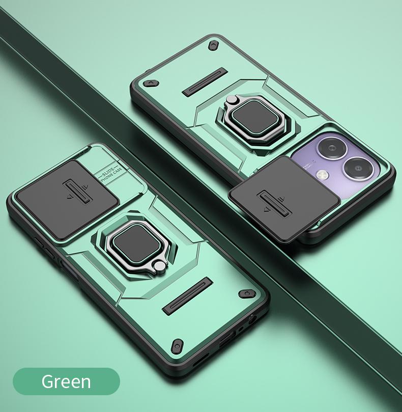 Противоударный чехол Armor для OPPO A40 4G A40M A60 A80 5G A3 Pro A3x Защитная крышка Магнитное кольцо Подставка Держатель Coque Fundas Capa