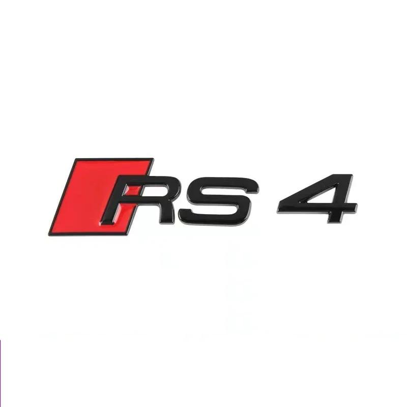 Car ABS Letter Emblem Q5 RS series Fender Trunk Rear Styling Sticker Accessory For RS3 RS4 RS5 RS6 RS7 RS8