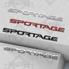 AAAGS1 3D Наклейки на Автомобиль Для Sportage Hybrid HEV GT Line LX EX SX Эмблема Кузов Автомобиля Буквенный Значок Декорация Задней Двери Аксессуары