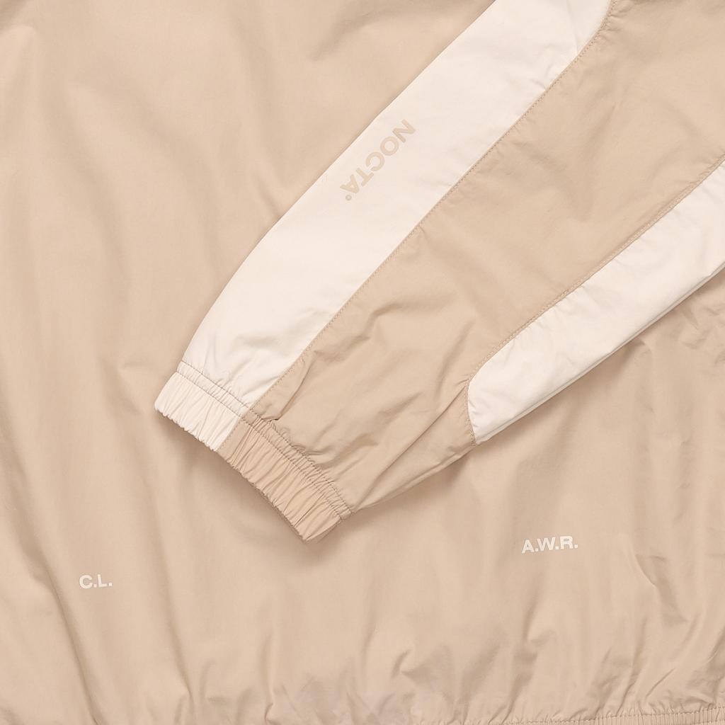 Nike X Nocta Collaboration SS24 Logo Stand воротник Повседневная спортивная куртка с длинным рукавом Унисекс куртка Коричневый Белый FN7667-200