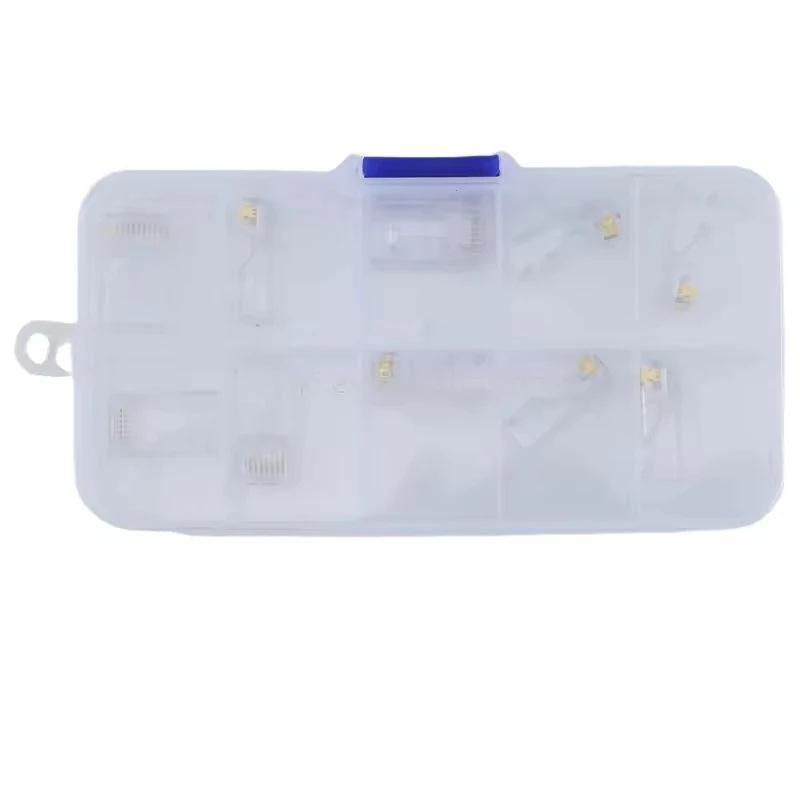 Набор сетевых инструментов: Пробивка, Обжим, Тестер кабеля, Стриппер для проводов, Резка, Клеммы