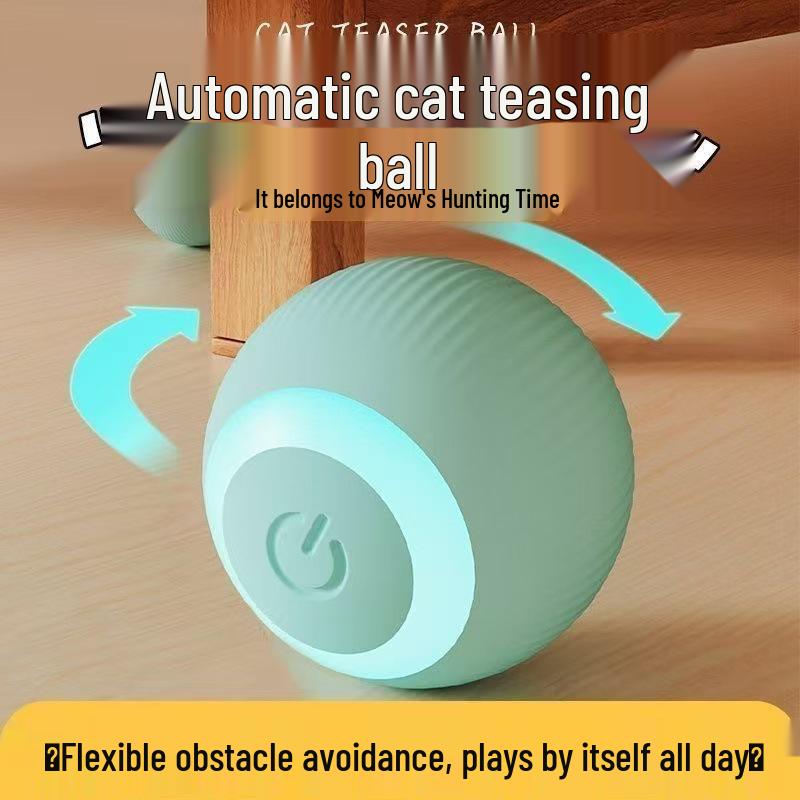 Перезаряжаемая через USB игрушка-шарик для кошек - Самостоятельная игра и избавление от скуки