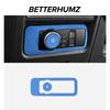 Из Алькантары Betterhumz Для Ford F-150 SVT Raptor -2025 Наклейка-отделка переключателя фар автомобиля Аксессуары для интерьера автомобиля