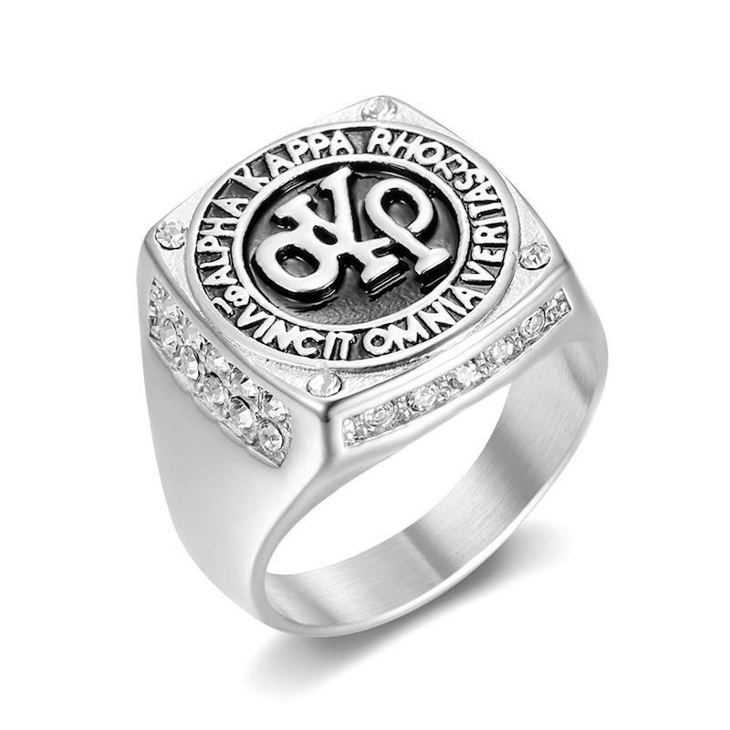 Мужские кольца из нержавеющей стали, позолоченные, вакуумные украшения со стразами для мужчин, аксессуары в стиле хип-хоп, мужские обручальные кольца на палец