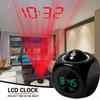 Indicators Voice Broadcast LED Alarm Clock Ceiling LCD Clock Home Decoration Projection Clock