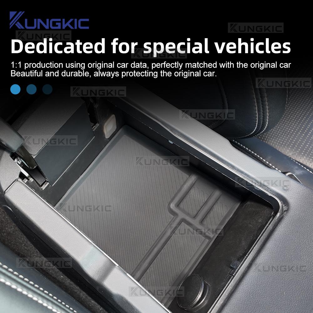 Silicone Storage Pad For Ford Mustang S650 GT Dark Horse EcoBoost 2024 2025 2026 2027 LHD RHD Car Armrest Box Protect Mat
