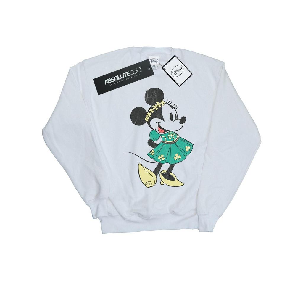Disney Womens/Ladies Minnie Mouse St Patrick´s Day Costume Sweatshirt