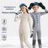 Kids' Quick-Dry Ski Base Layer: Warm, Moisture-Wicking Sports Suit for Boys & Girls