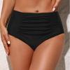 2024 Women's High Waist Beach Swimsuit - Butt-lifting, Tummy Control with Ruched Design