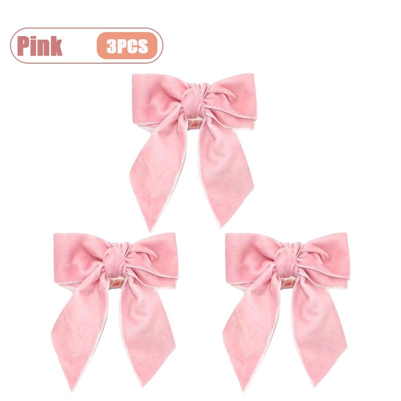 Holiday Christmas Bow Napkin Rings Red and Green Velvet Napkin Holders Festive Table Setting Tissue Rings for New Year