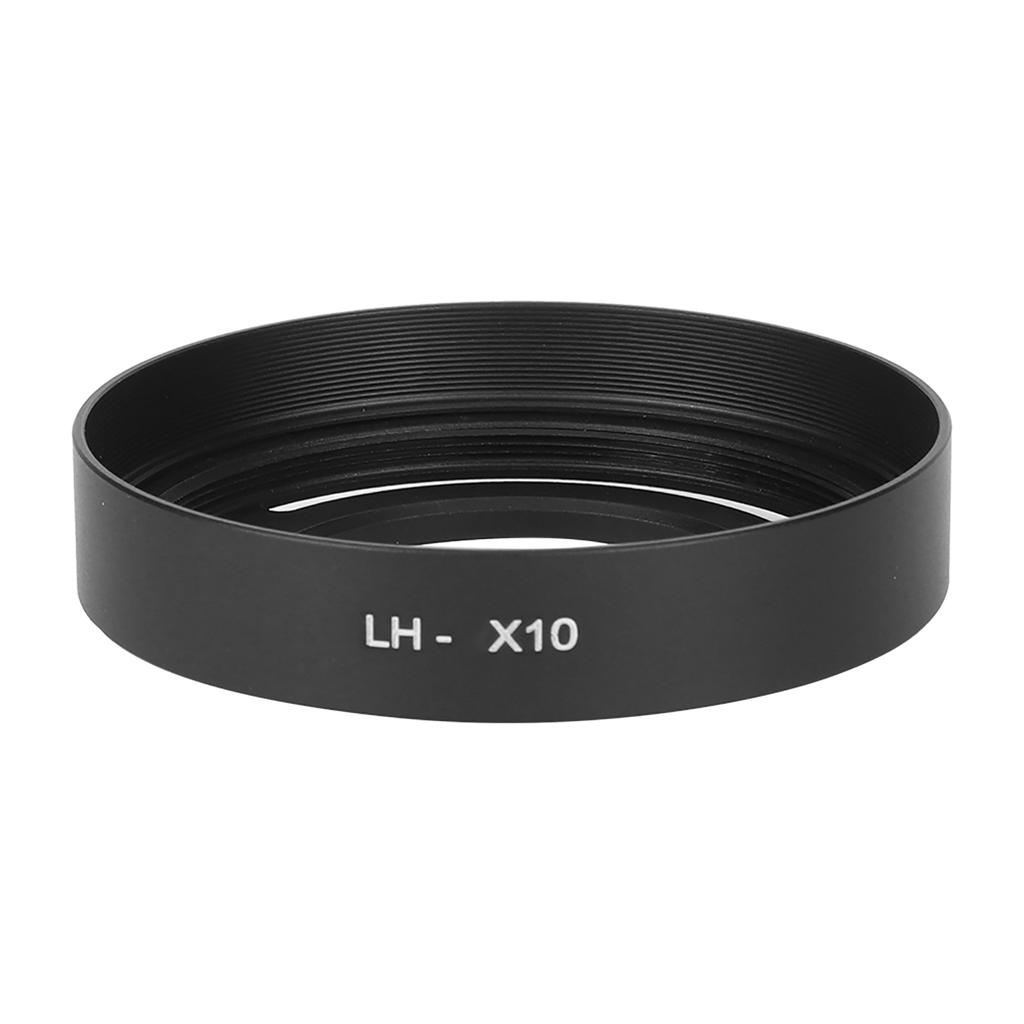 LH Красивая металлическая съемная бленда для компактного объектива Fuji CelsiusX20CelsiusX30(черный )