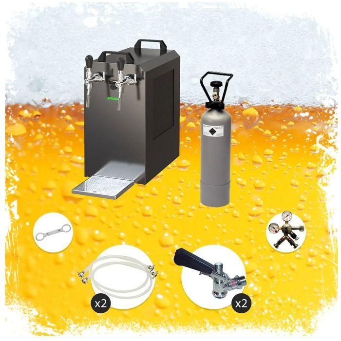 Tireuse à bière - ICH-ZAPFE.DE - STREAM 80 - 2 lignes - 90 L/h - Refroidissement 2–10°C
