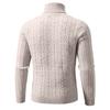 Men's Sweater  Knitted Sweater  Solid Color  Gao Ling  Stripes  Twisted Dough  Leisure