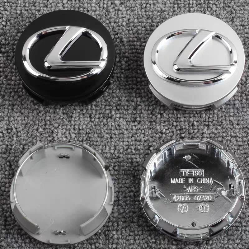 PYZW6 4pcs 62mm Car Wheel Center Hub Cap Rim Dustproof Cover Emblem For Lexus IS250 LX470 GX470 RX330 NX300 NX Ct200h IS200 UX250h UX