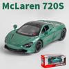 1:32-масштабная игрушечная модель автомобиля McLaren 720S, автомобиль с откатным механизмом из цинкового сплава со звуком и светом и открытой дверью кузова, игрушечный автомобиль для детей, подарок для мальчиков и девочек