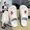 New Shit-stepping Slippers Women's Summer Seaside Vacation Casual Beach Shoes Non-slip Outer Wear Cute Cartoon Hole Shoes