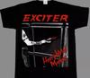 EXCITER MANIAC HEAVY METAL_83 НОВАЯ ЧЕРНАЯ ФУТБОЛКА 345XL Унисекс Футболка