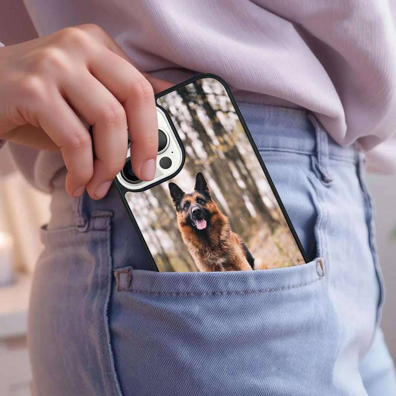 German Shepherd Dog style Phone Case For IPhone 18 17 Air 15 16e 14 13 Pro Max Coque 12 11 Pro Max PLUS cover
