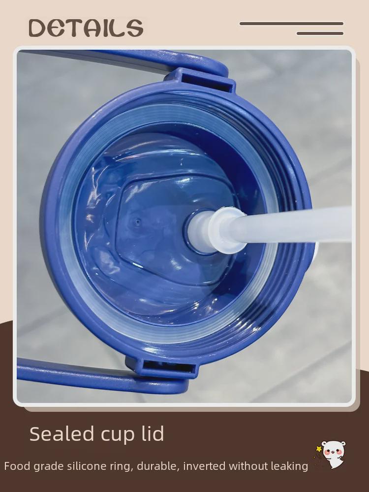 Термос с трубочкой Astronaut Kids из нержавеющей стали 316 — большая емкость, подходит для использования на открытом воздухе, стильный дизайн