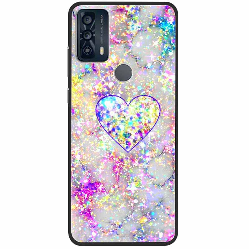 Чехол For TCL 20B Case 6159K Силиконовый Мягкий Модный TPU Чехол для Телефона для TCL 20B Case для TCL 20B 20 B Бампер Защитный TPU Оболочка
