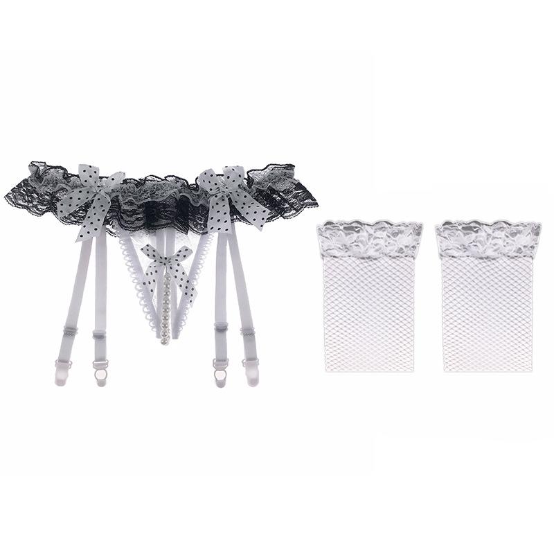 Сексуальные носки с застежкой на шнуровке, сексуальный прозрачный сетчатый пояс для чулок, комплект чулок, ультратонкие соблазнительные футболки