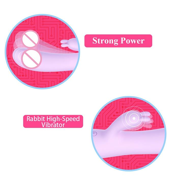 Leten Rabbit  G Spot Clitoris Super Soft Massager Stimulator Rabbit s