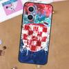 Croatia Coat Of Arms Flag For OPPO Reno 13F 11F 12F 14F 10 11 12 13 14 Pro 8T 7 8 Lite OPPO Find X9 X8 X6 X5 Pro Case