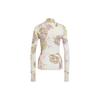 Adidas X Stella McCartney Long Sleeve Cropped Tee With Floral Print Women Tops Mica-Pink IN3634