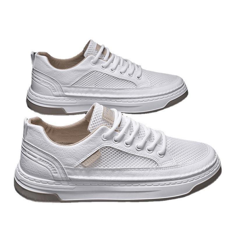 Мужская обувь летняя новая сетчатая дышащая повседневная обувь для серфинга модная универсальная мужская белая обувь студенческая спортивная модная обувь для мужчин